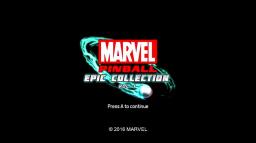 Marvel Pinball: Epic Collection Vol. 1 Title Screen